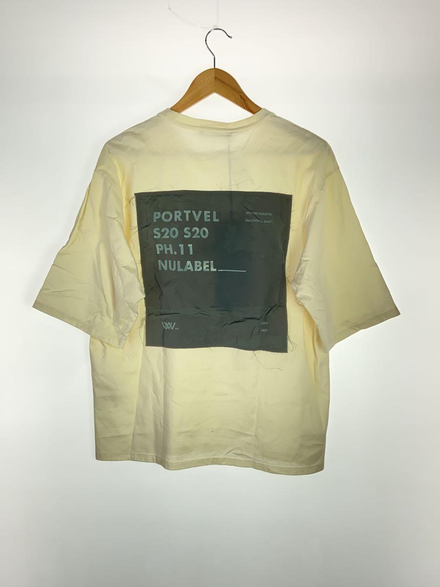 portvel◆Tシャツ/2/コットン/IVO_画像2