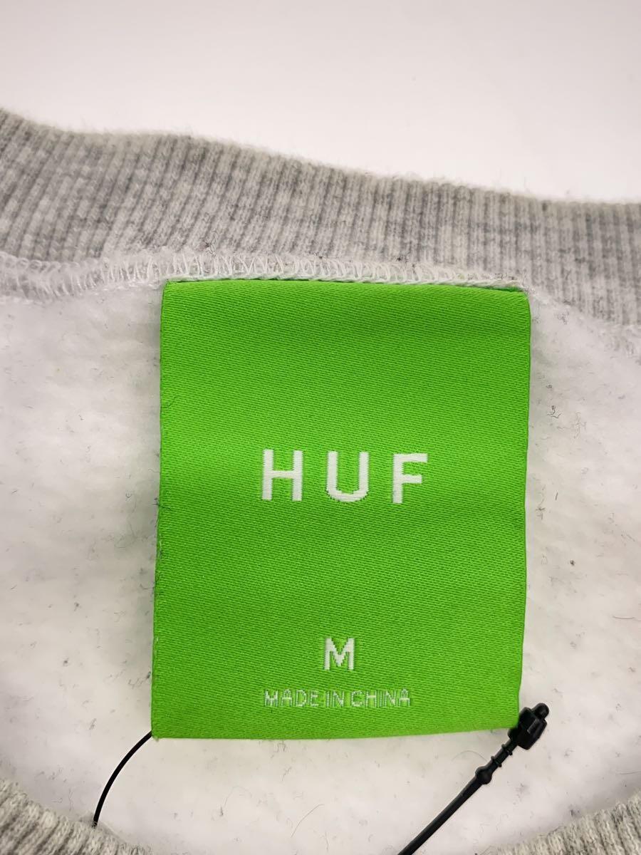 HUF◆スウェット/M/コットン/GRY/PF80035_画像3