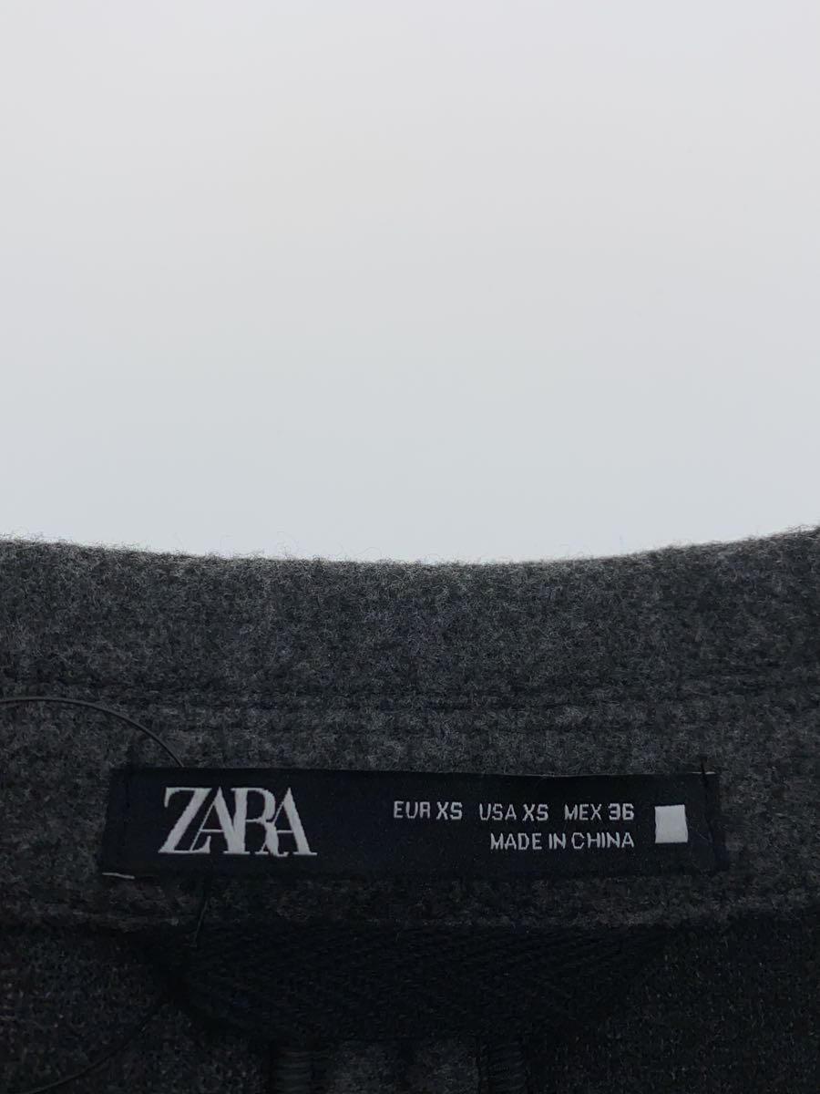 ZARA◆ пальто /XS/ полиэстер  /GRY