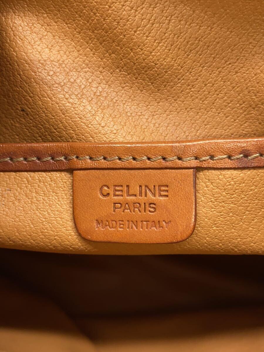 CELINE◆リュック/-/BRW/ボーダー/マカダム_画像5