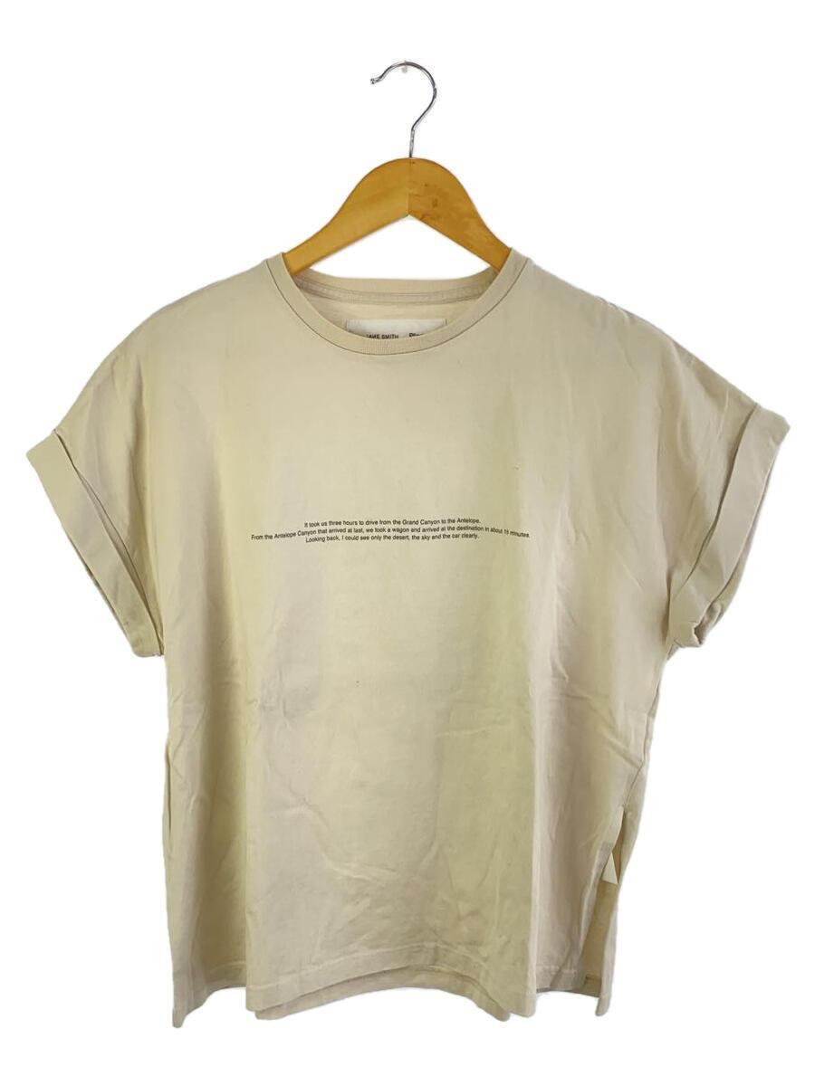 JANE SMITH◆Tシャツ/one/コットン/BEG/20SCT-#282L-UN_画像1