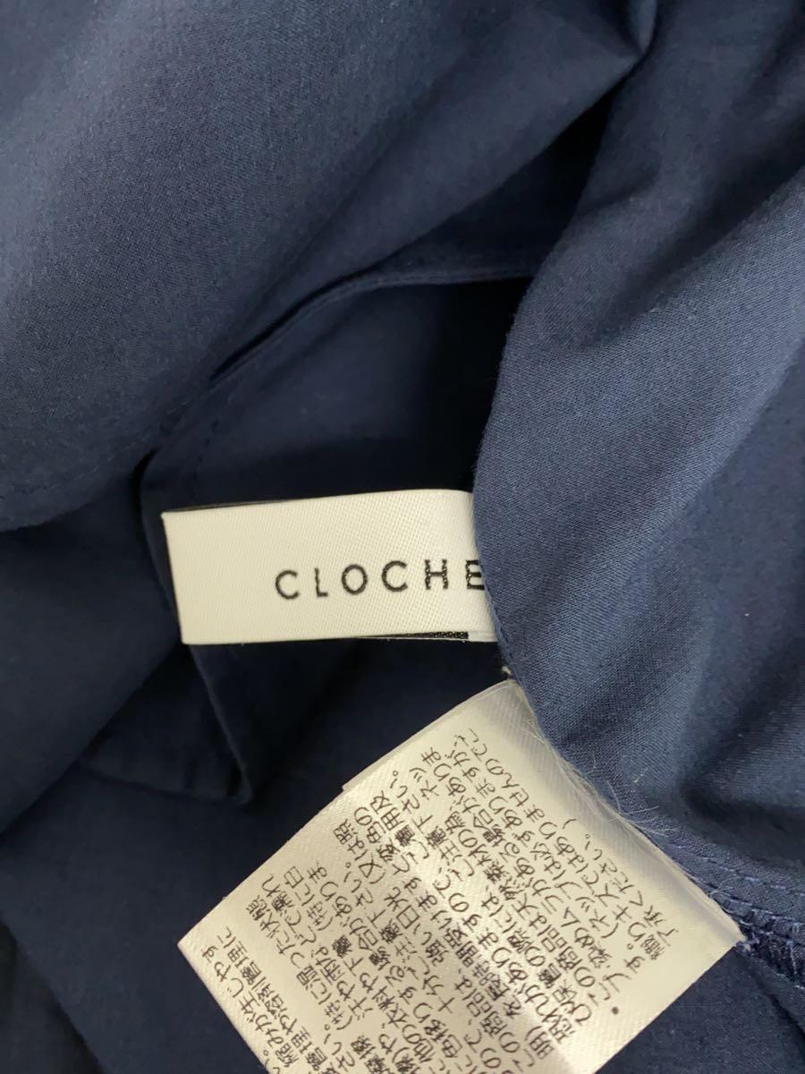 CLOCHE◆長袖ワンピース/2/コットン/NVY/012-85523_画像3