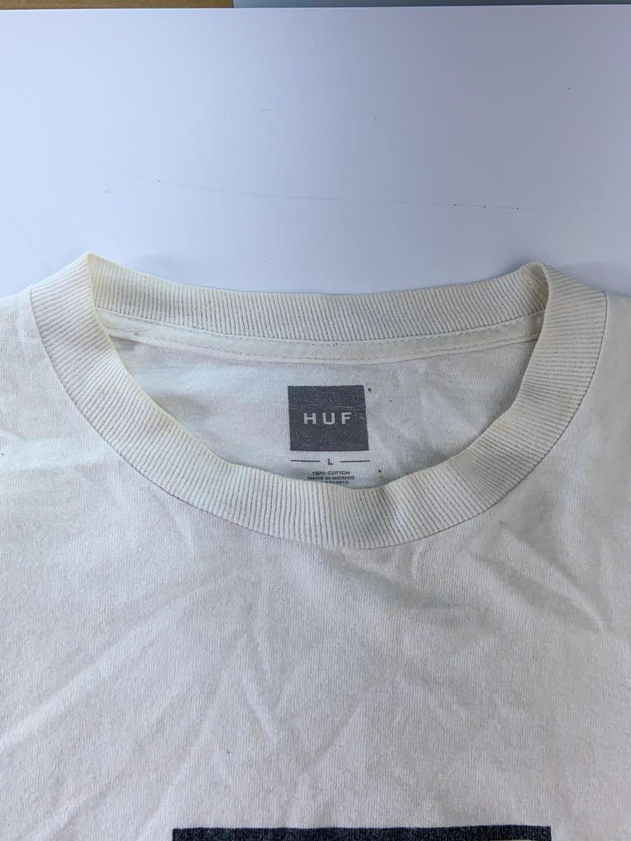 HUF◆長袖シャツ/L/コットン/WHT_画像3