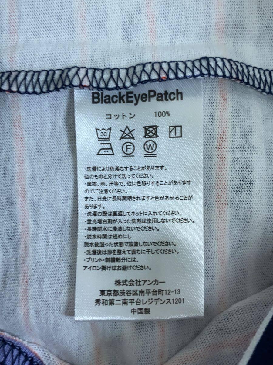 THE BLACK EYE PATCH◆ザブラックアイパッチ/Tシャツ/M/コットン/マルチカラー/ボーダー_画像4