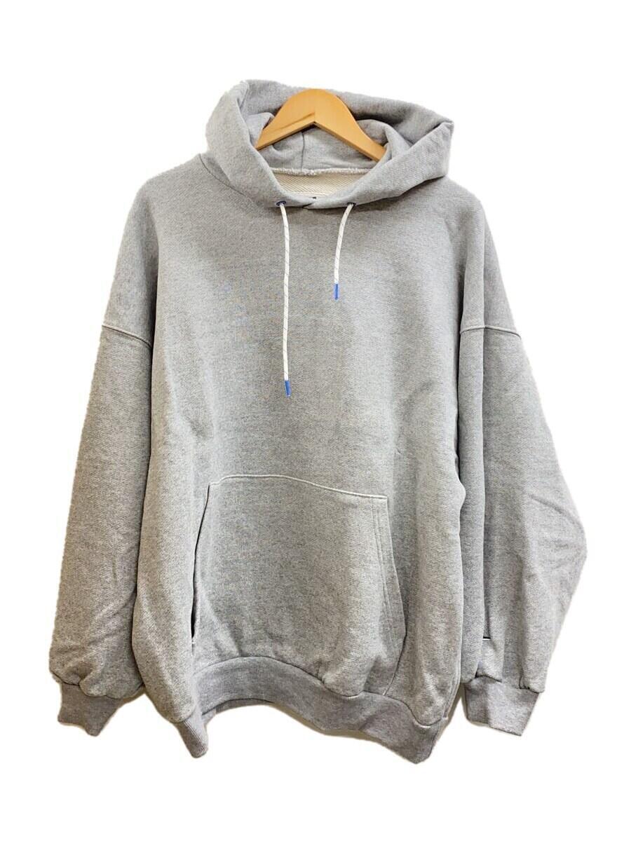 NAUTICA◆別注/Basic Sweat Hoodie/リバーシブルパーカー/M/コットン/グレー/203-1228