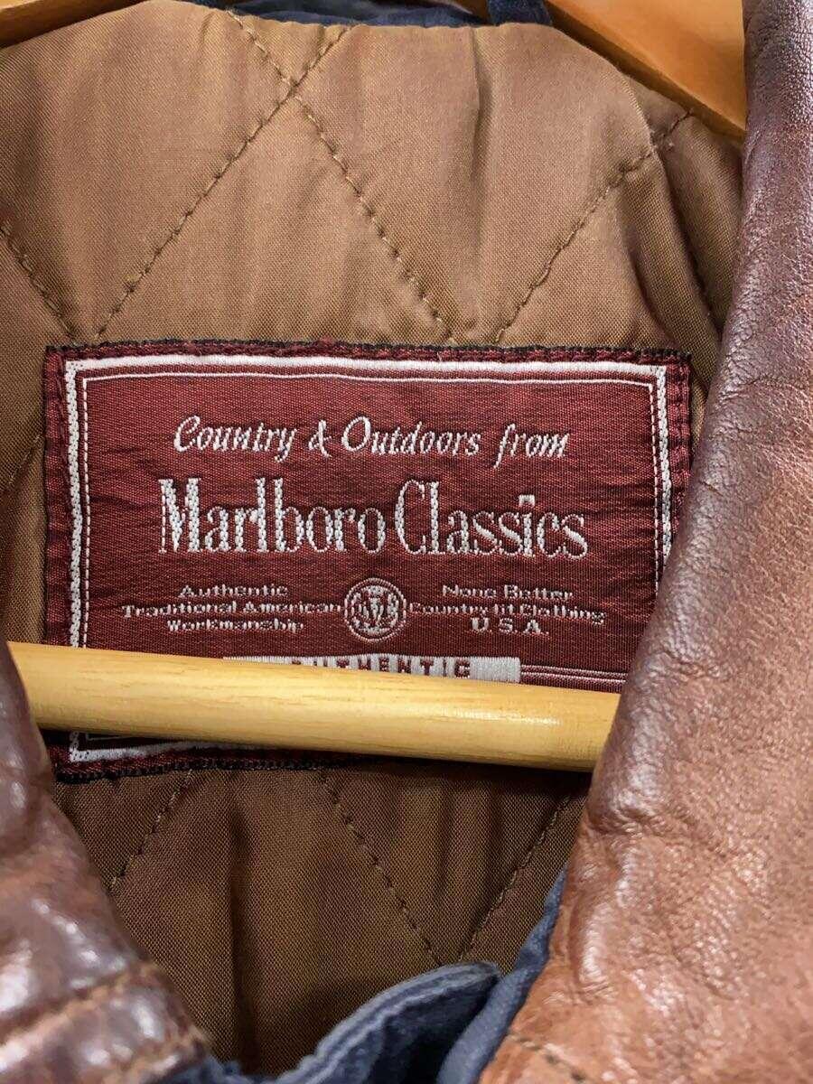 80s～/Marlboro Classics/ハンティングジャケット/46/コットン/ネイビー_画像3