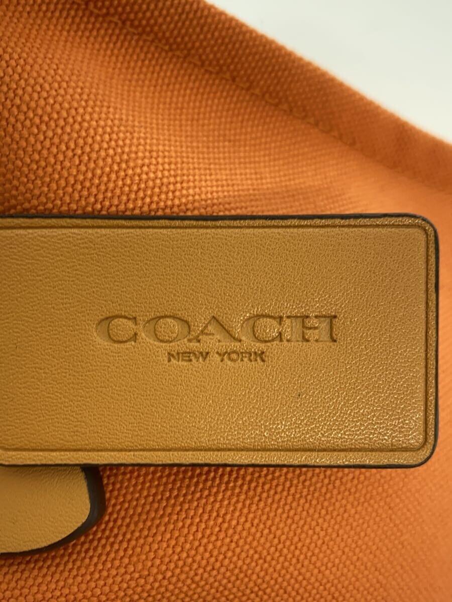 COACH◆リサイクルトートバッグ30/キャンバス/ORN/プリント_画像5