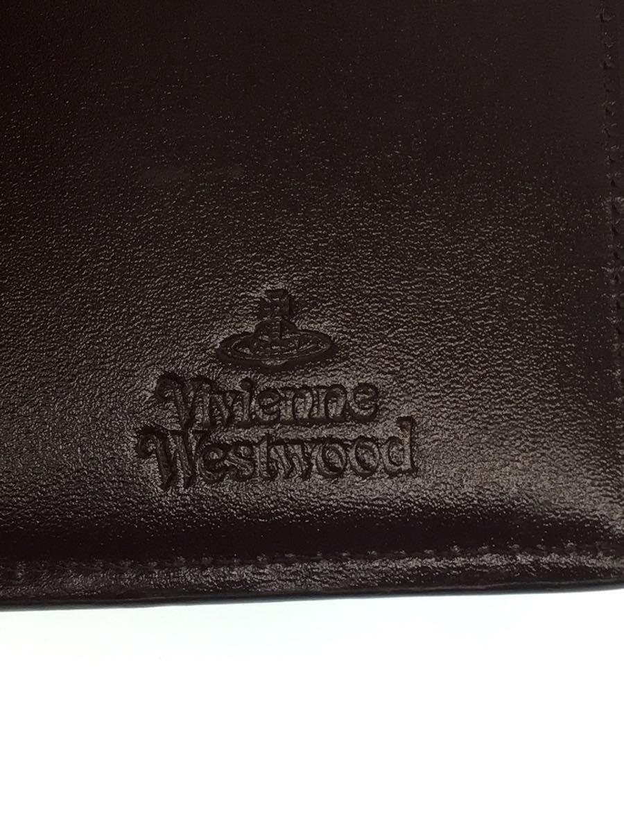 Vivienne Westwood◆3つ折り財布/レザー/BRD/無地/レディース/12-20-922199_画像3