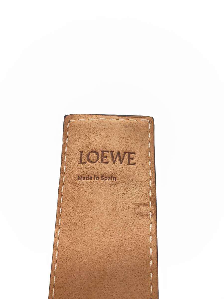 LOEWE◆バングル/レザー/BRW/レディース/バングルレザー_画像3