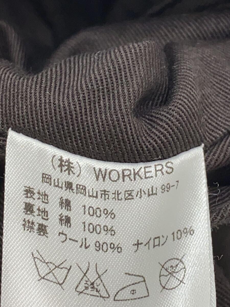 WORKERS◆WORKERS K&T H/ジャケット/38/コットン/BLK_画像4