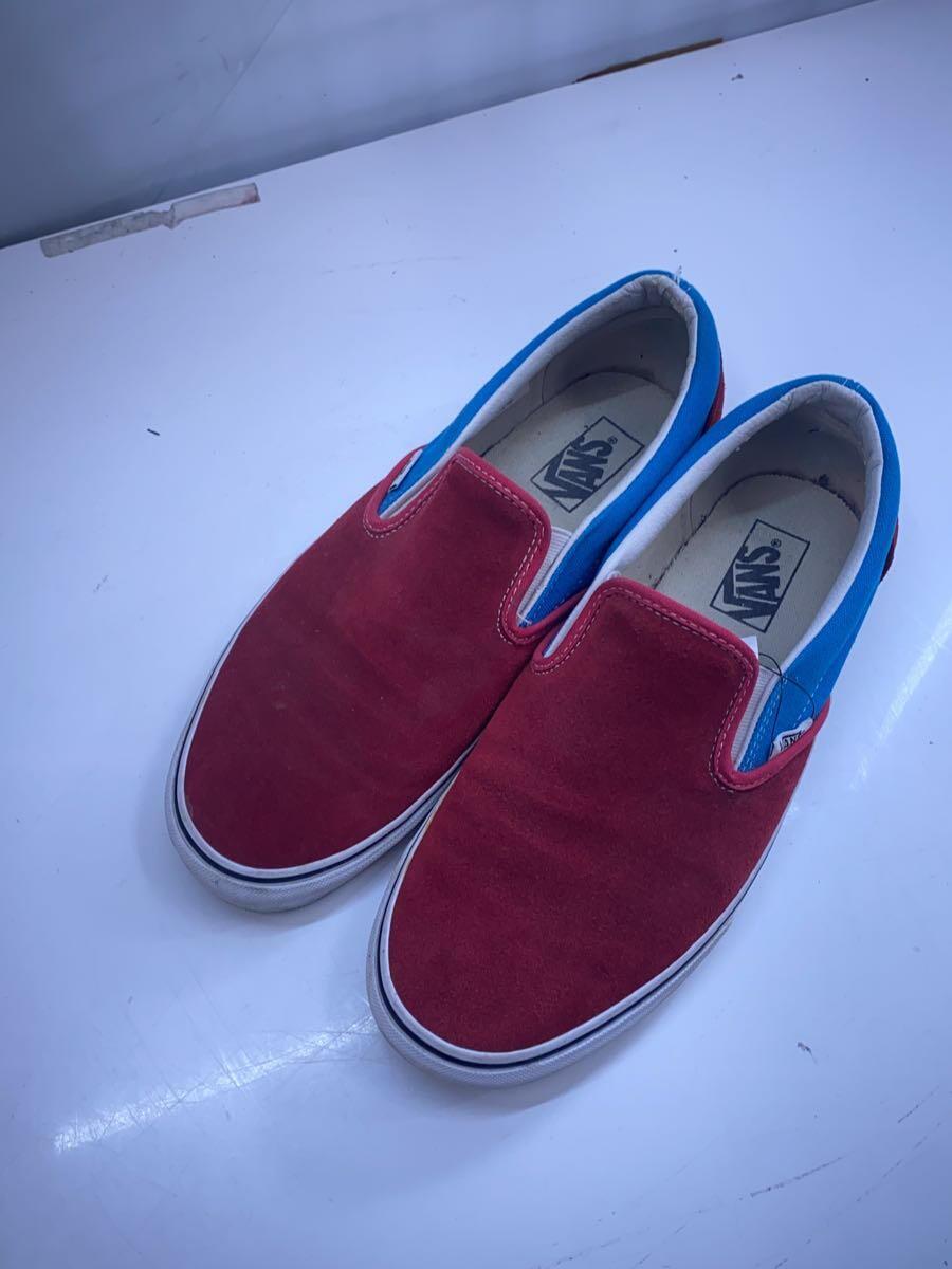 VANS◆シューズ/US9.5/RED/スウェード_画像2