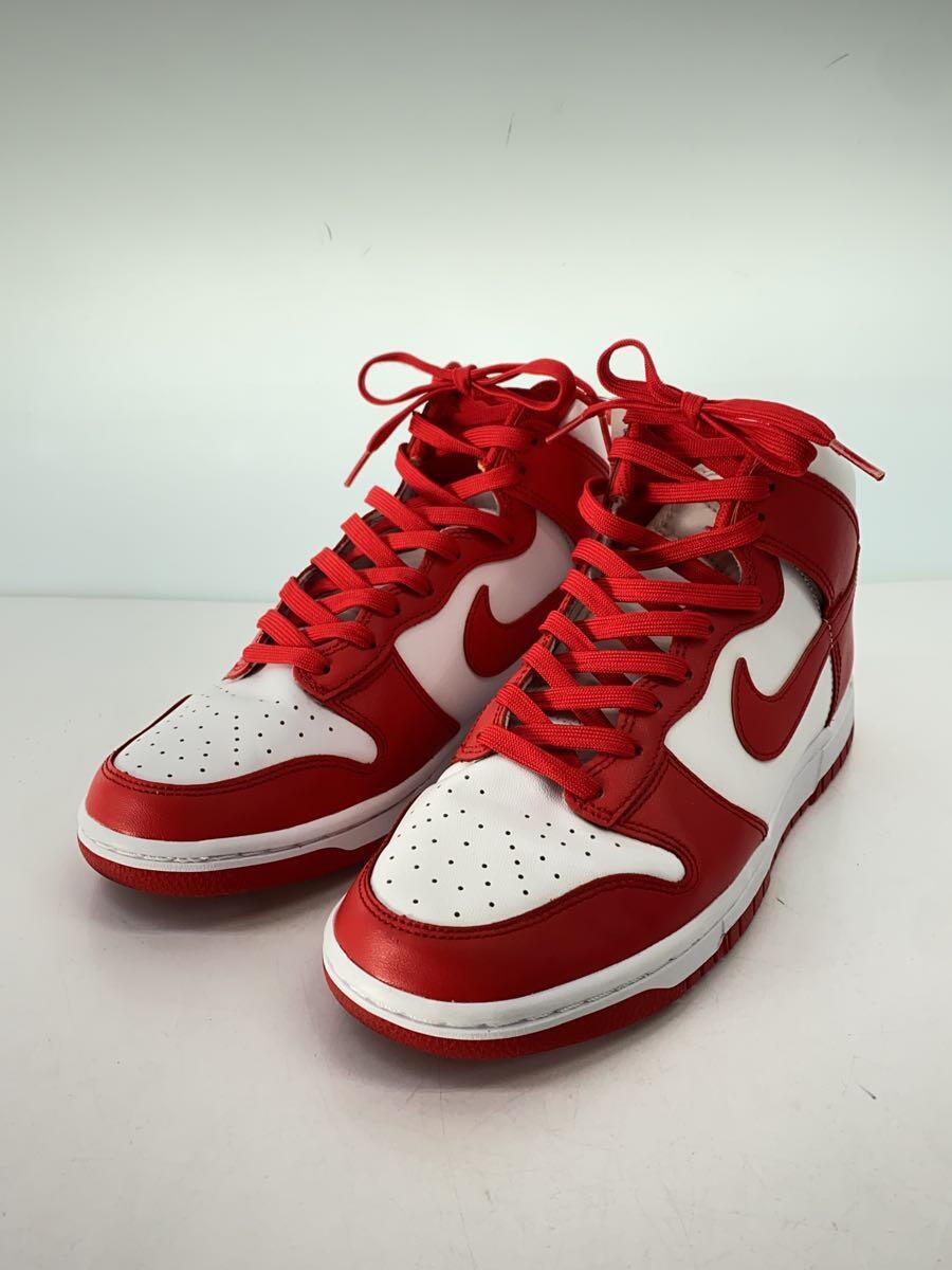 NIKE◆ハイカットスニーカー/26.5cm/RED/DD1399-106_画像2