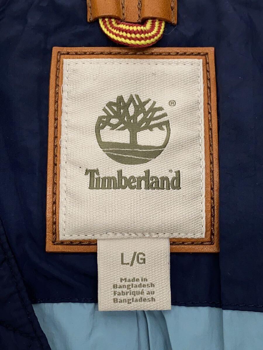 Timberland◆キルティングジャケット/L/ポリエステル/NVY/TB0A1RIH_画像3