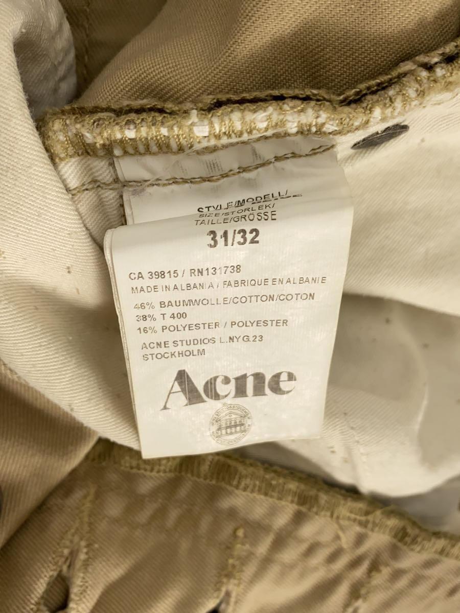 Acne Studios(Acne)◆ボトム/31/コットン/BEG_画像4