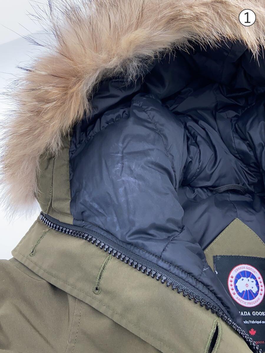 CANADA GOOSE◆BRONTE PARKA/ダウンジャケット/XS/ポリエステル/KHK/2603JL_画像6