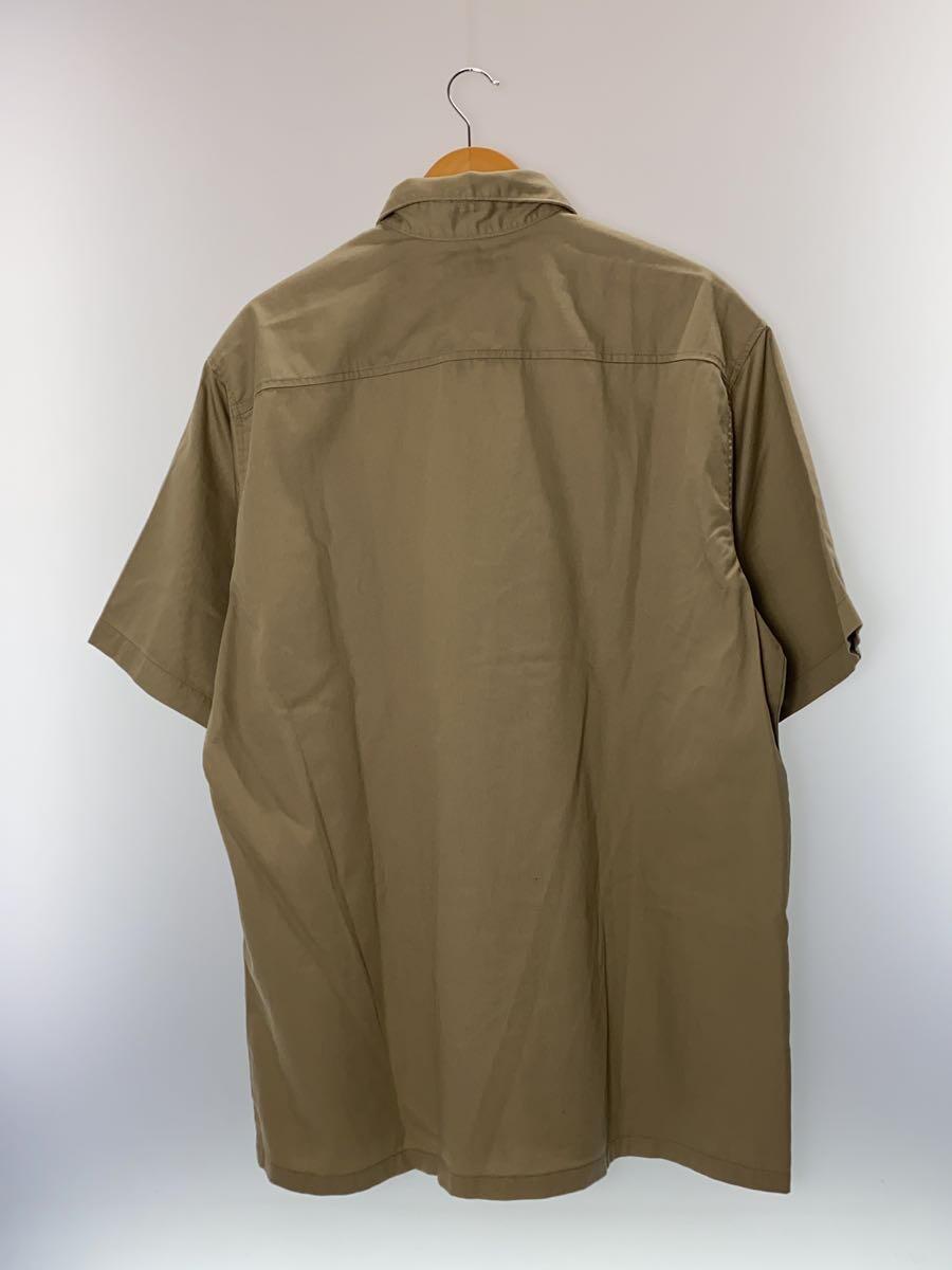 Carhartt◆Twill SS Work Shirt/ワークシャツ/半袖シャツ/XL/ポリエステル/ベージュ/S223_画像2