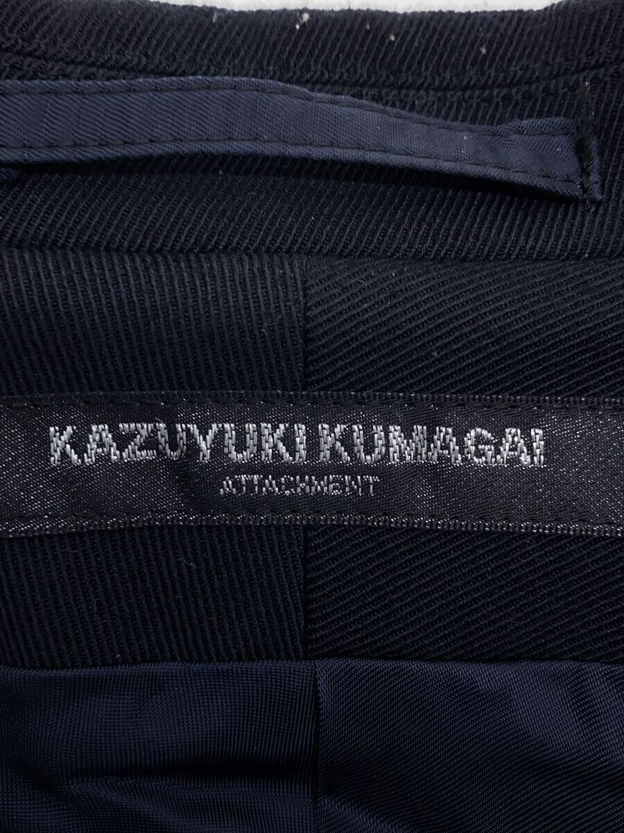 KAZUYUKI KUMAGAI ATTACHMENT◆テーラードジャケット/1/ポリエステル/BLK/無地/kg01-039_画像3