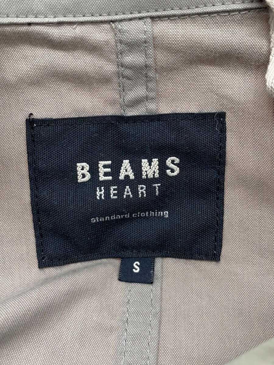 BEAMS HEART◆モッズコート/FREE/コットン/KHK/42-19-0125-286_画像3