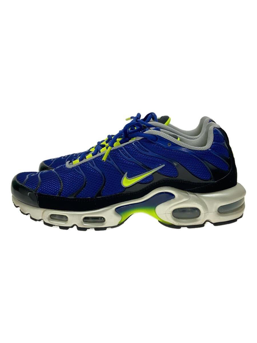 NIKE◆AIR MAX PLUS_エア マックス プラス/27cm/BLU_画像1