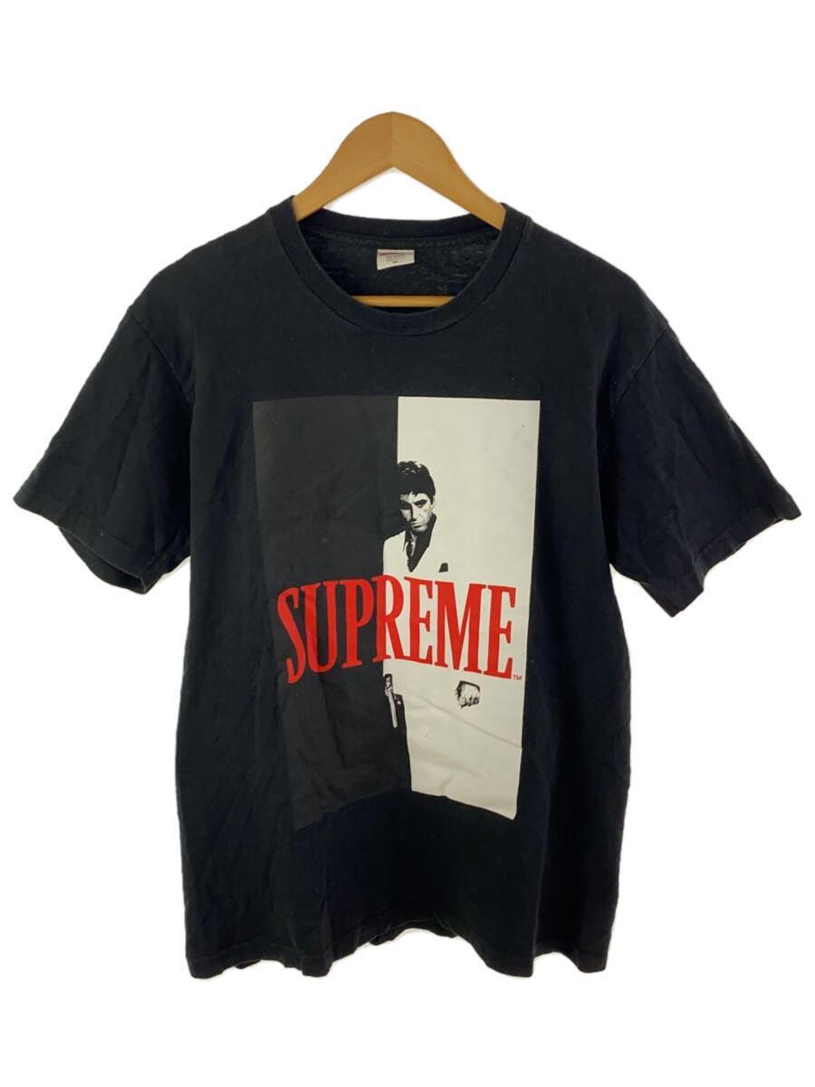 Supreme◆Tシャツ/M/コットン/BLK/17AW