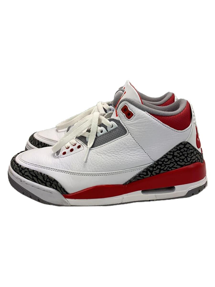 NIKE◆AIR JORDAN 3 RETRO OG_エアジョーダン 3 レトロ OG/27.5cm/WHT_画像1