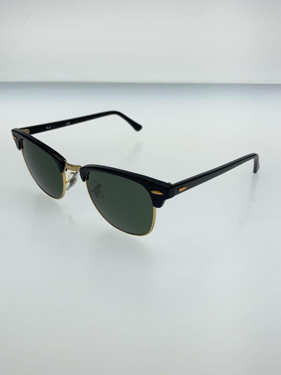 Ray-Ban◆サングラス/ウェリントン/BLK/GRN/メンズ/W0365_画像2