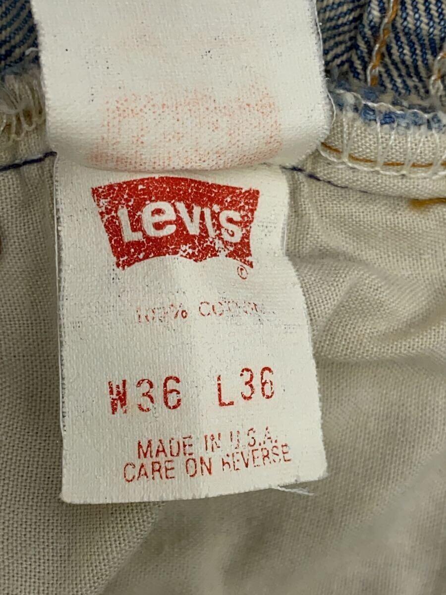 Levi’s◆ボトム/36/デニム/BLU/無地/501_画像6