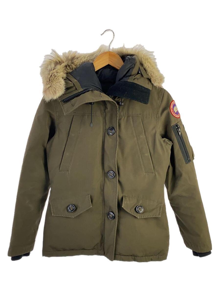 CANADA GOOSE◆ダウンジャケット/XS/ポリエステル/カーキ/無地/2530JL