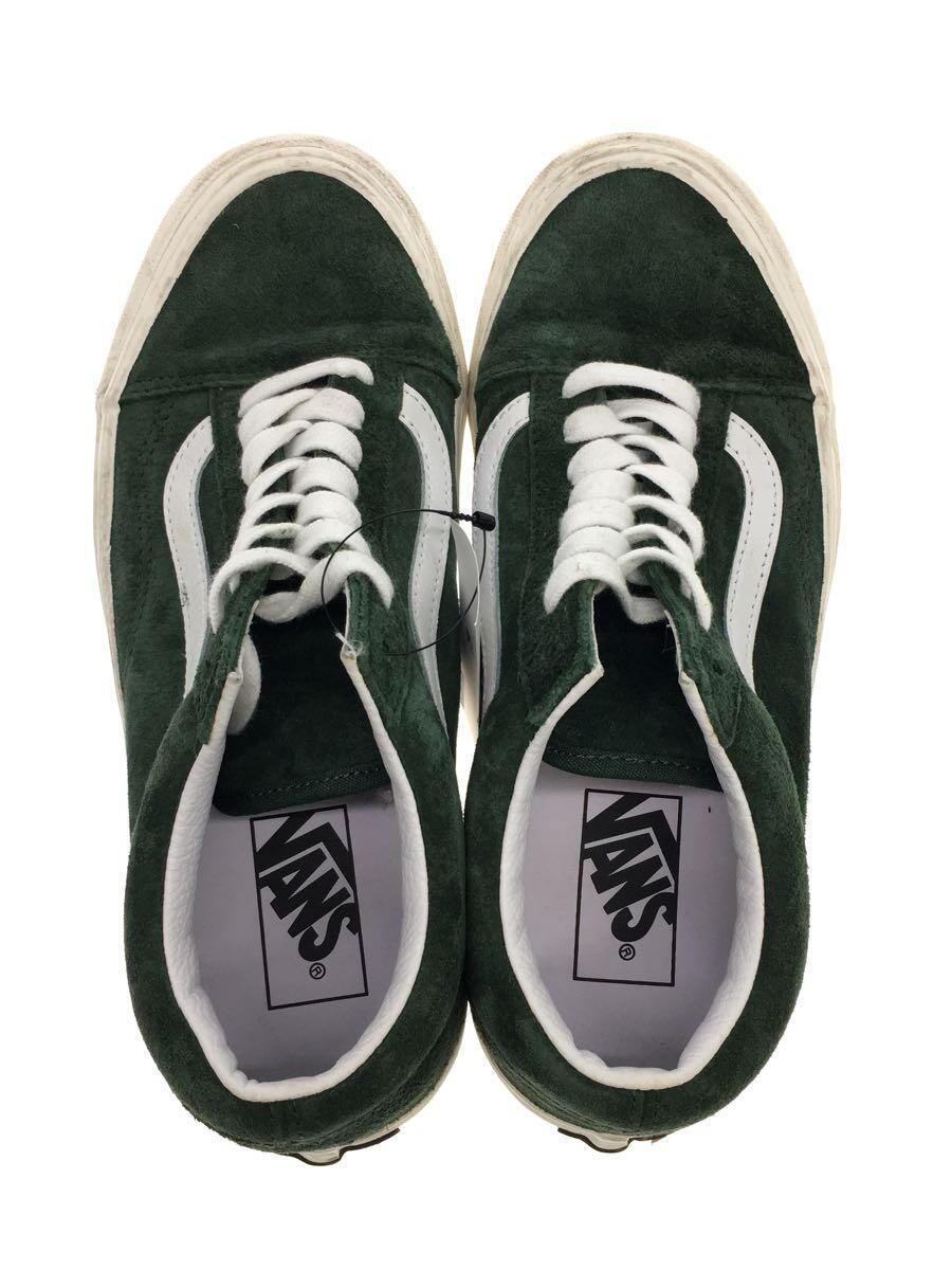 VANS◆ローカットスニーカー/オールドスクール/24.5cm/GRN/豚革_画像3