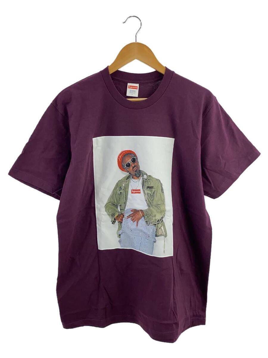 Supreme◆22AW/Andre 3000 Tee/Tシャツ/L/コットン/ボルドー