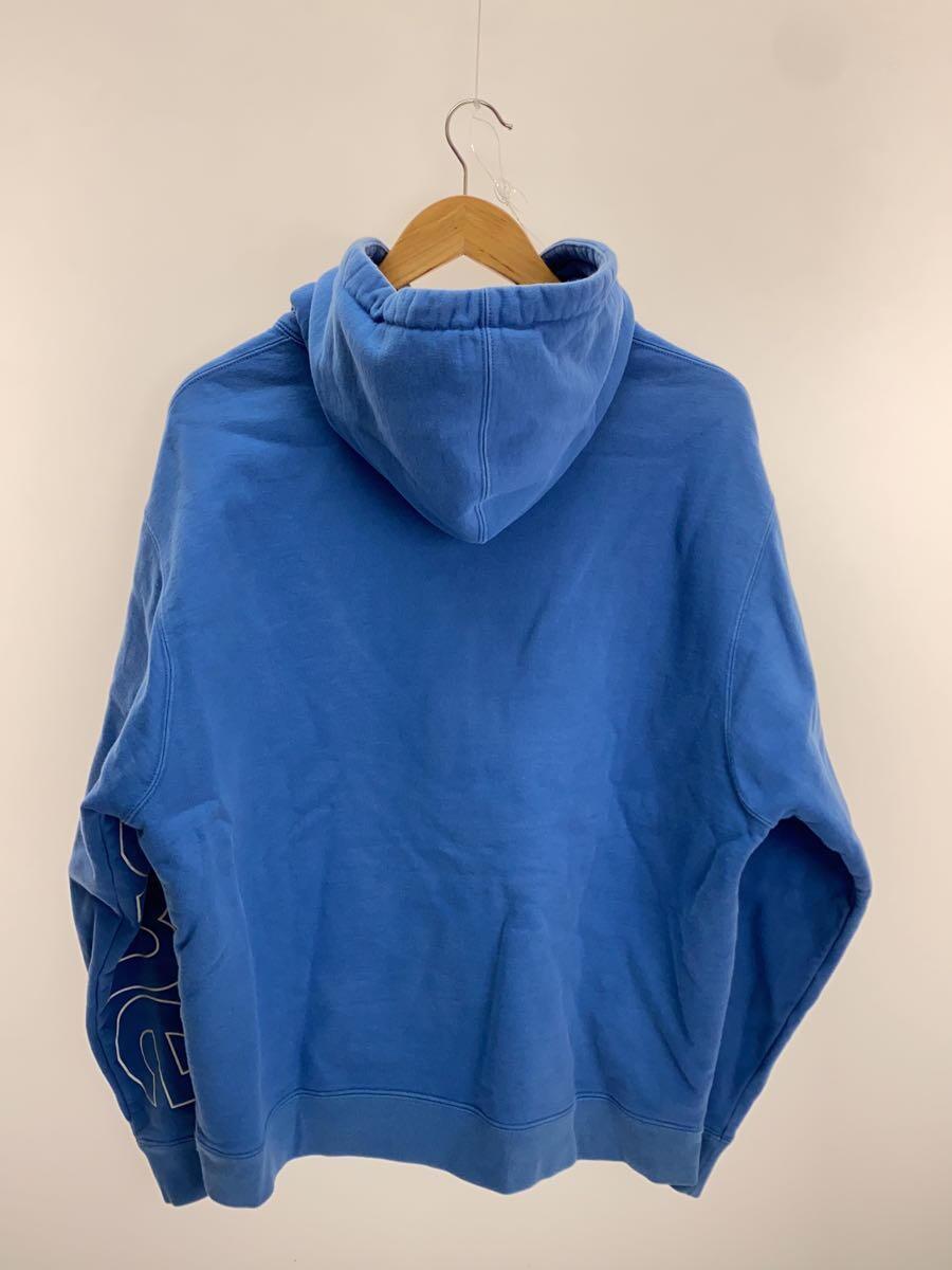 Supreme◆Reflective Hooded Sweatshirt/パーカー/M/コットン/ブルー_画像2