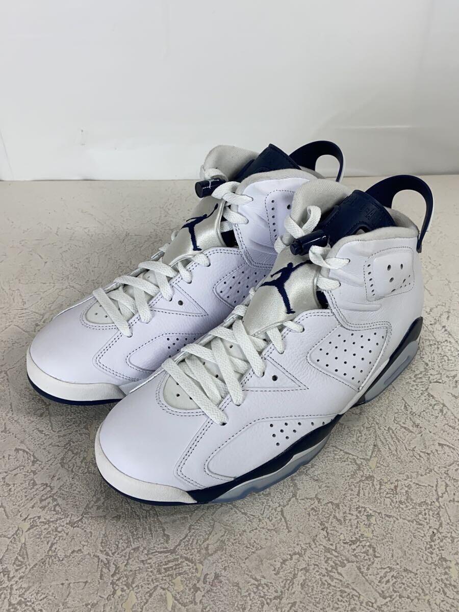 NIKE◆AIR JORDAN 6 RETRO_エア ジョーダン 6 レトロ/27.5cm/WHT_画像2