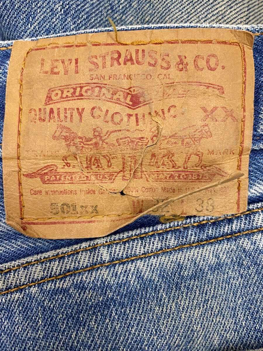 Levi’s◆ボトム/32/コットン/インディゴ/無地/1501-0117_画像4