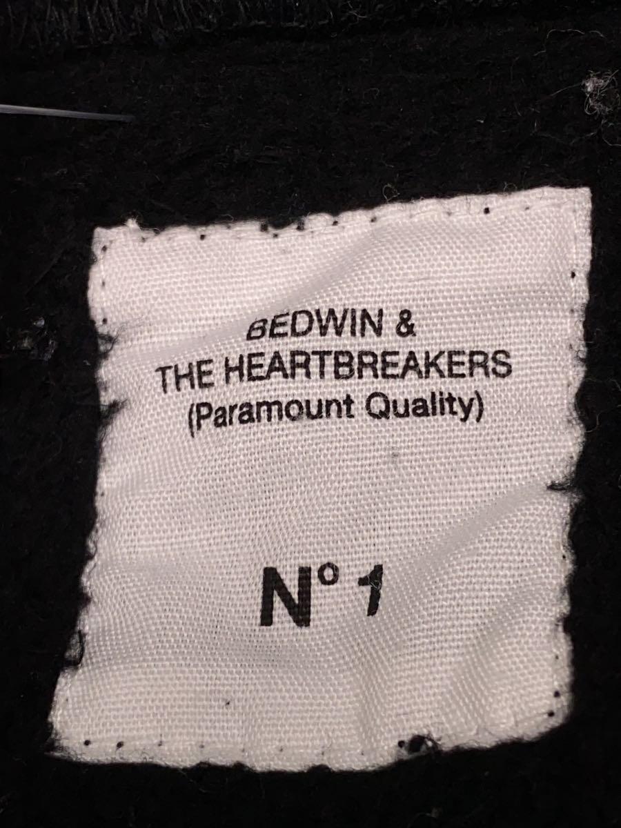 BEDWIN & THE HEARTBREAKERS◆パーカー/-/コットン/BLK/無地_画像3