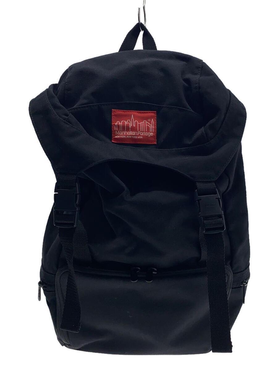 Manhattan Portage◆マンハッタンポーテージ/リュック/ナイロン/BLK/CORDURA/汚れ有_画像1