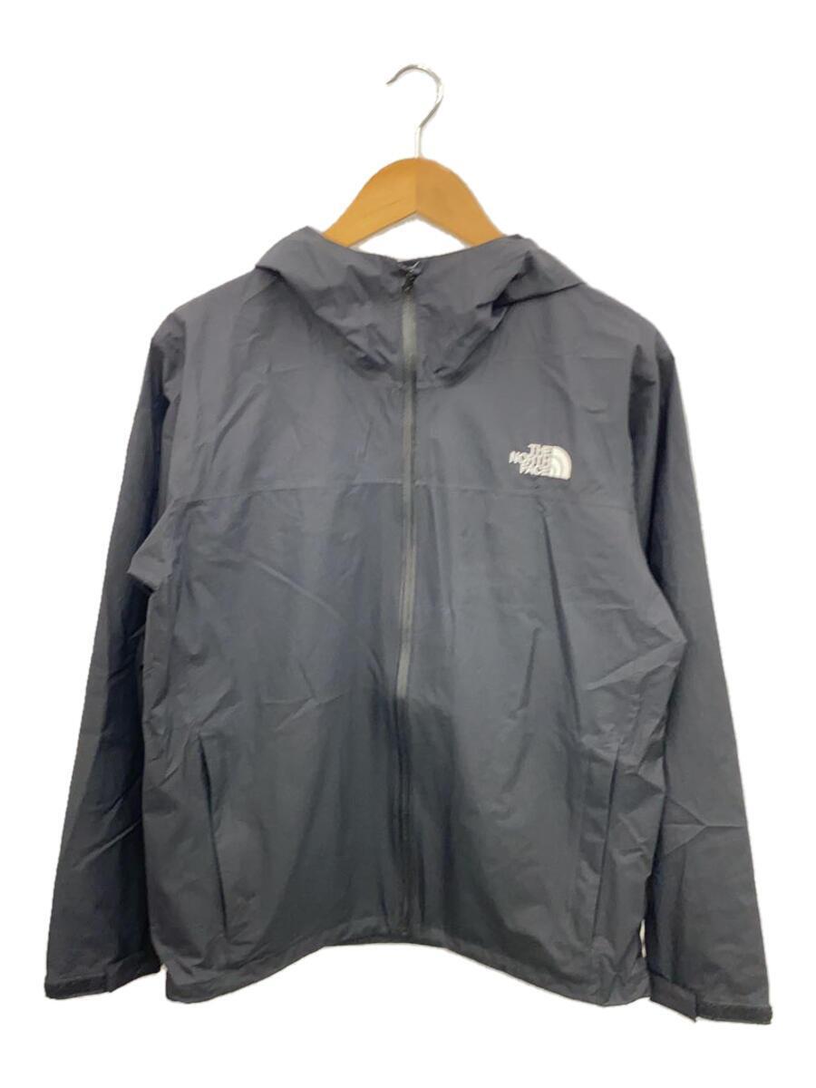 THE NORTH FACE◆VENTURE JACKET_ベンチャージャケット/M/ナイロン/BLK/無地_画像1