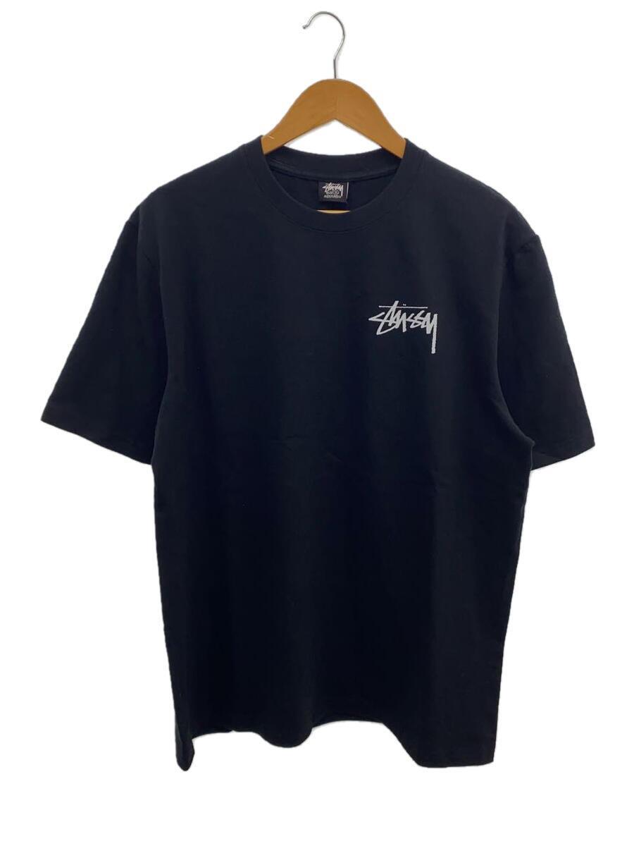 STUSSY◆diced out tee/XL/コットン/BLK