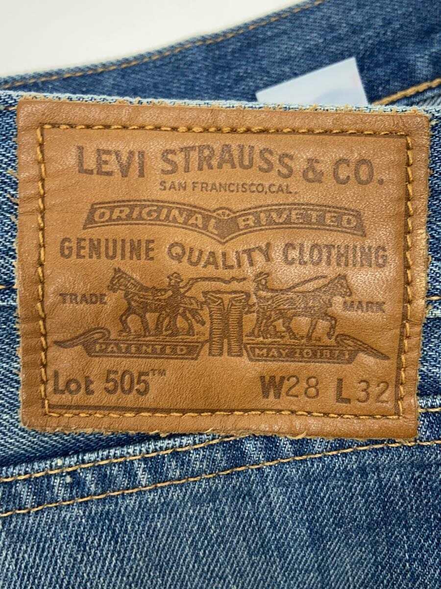 Levi’s◆LEVIS PREMIA/ボタン裏5244/505/ボトム/28/デニム/IDG_画像4