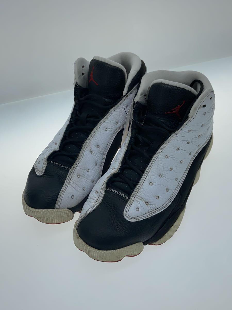 NIKE◆AIR JORDAN 13 RETRO/エアジョーダンレトロ/ホワイト/414571-104/27.5cm/WHT_画像2