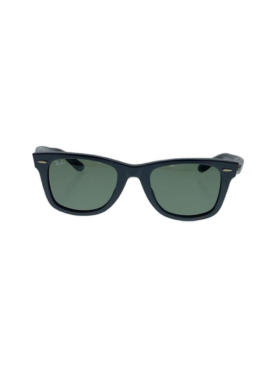 Ray-Ban◆サングラス/ウェリントン/プラスチック/BLK/BLK/メンズ/RB2140-F