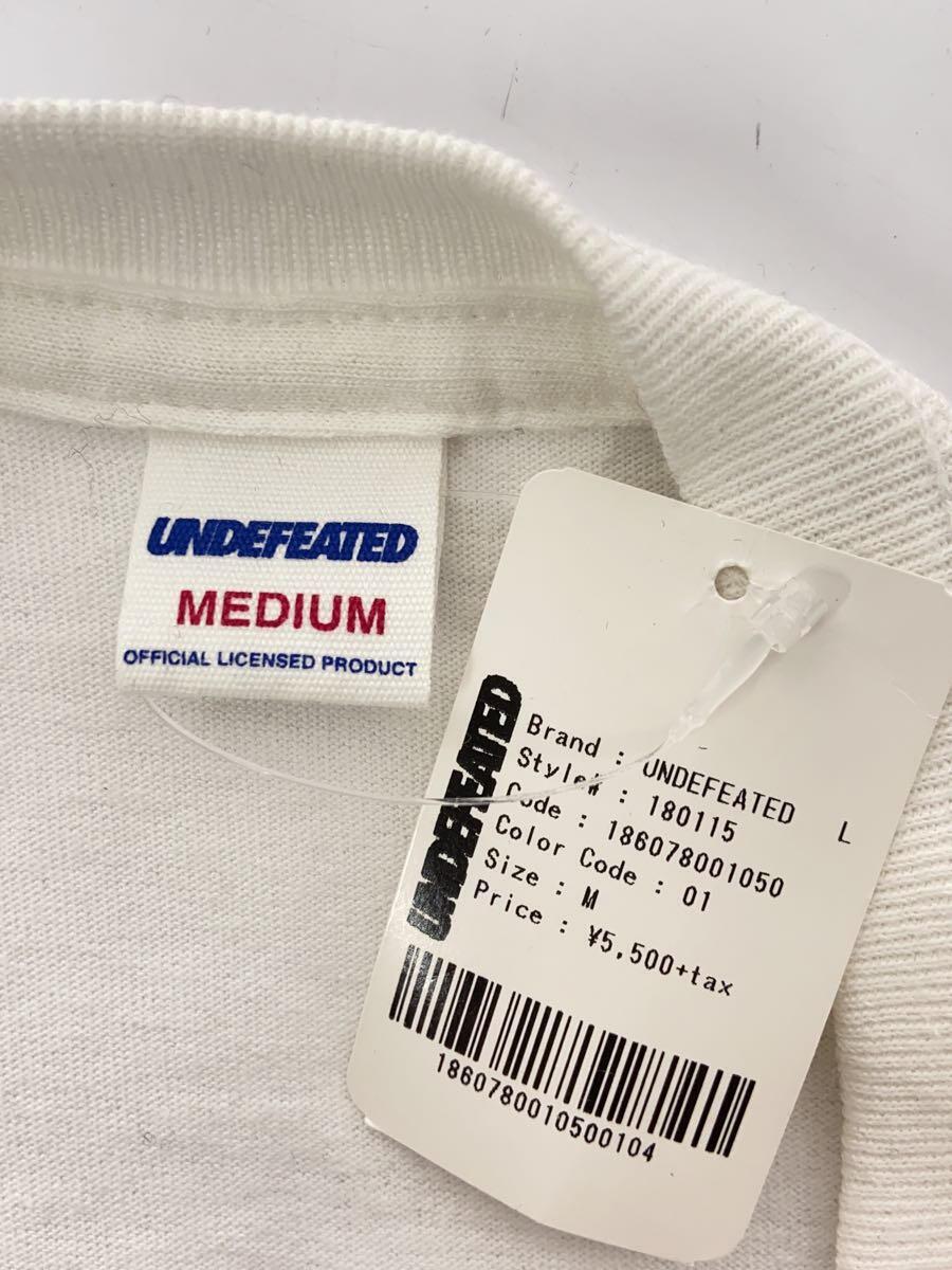 UNDEFEATED◆Tシャツ/M/コットン/WHT/186078001050_画像3