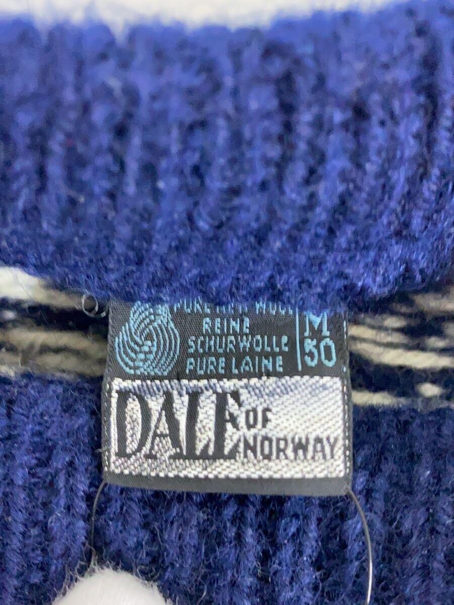 DALE OF NORWAY◆セーター(厚手)/M/ウール/BLU_画像3