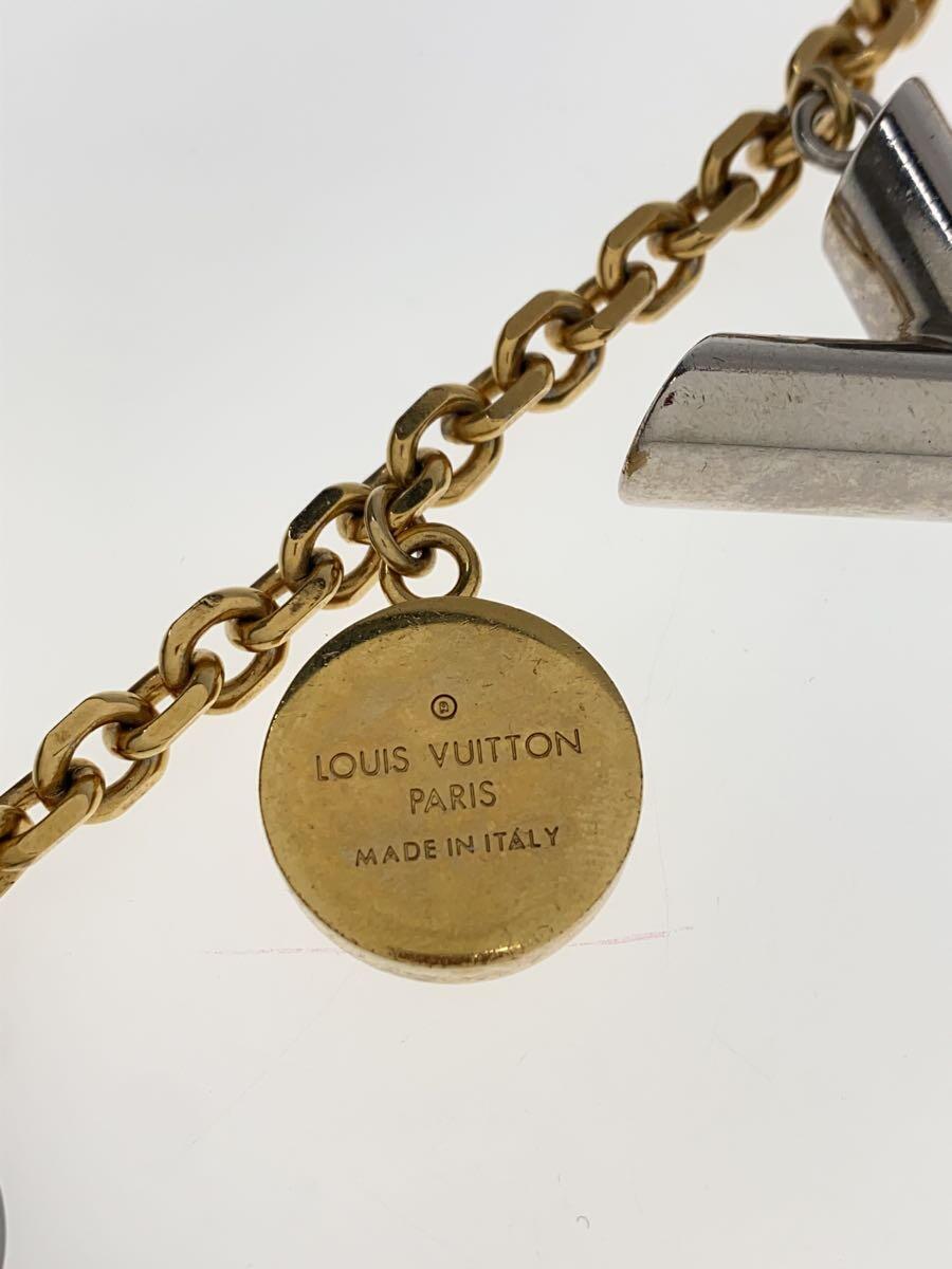 LOUIS VUITTON◆バッグチャーム・チェーンカレイドV_BLK/-/GLD/レディース_画像3