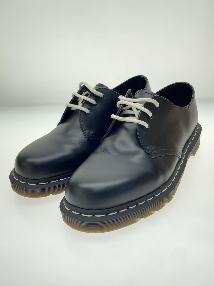 Dr.Martens◆WHITE WELT STITCH/3ホール/ドレスシューズ/UK9/BLK/1461WS_画像2