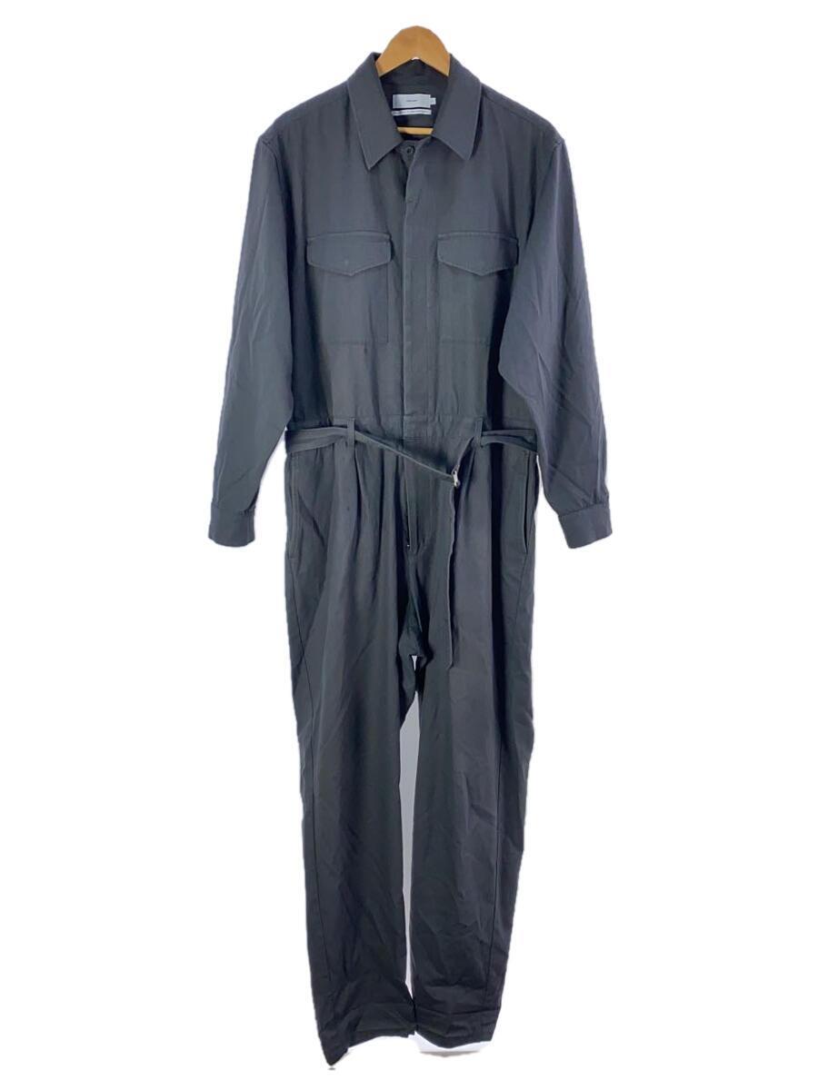 Graphpaper◆21SS/Wooly Cotton Jumpsuits/2/コットン/GRY/無地/GM211-60053