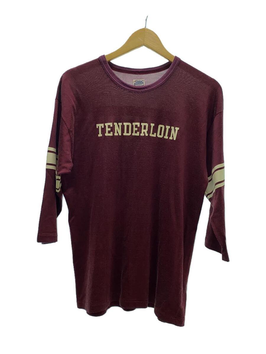 TENDERLOIN◆Tシャツ/S/レーヨン/RED_画像1