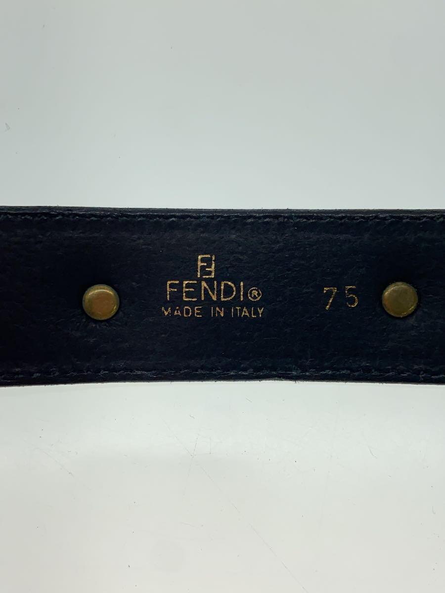 FENDI◆ベルト/-/WHT/レディース_画像3