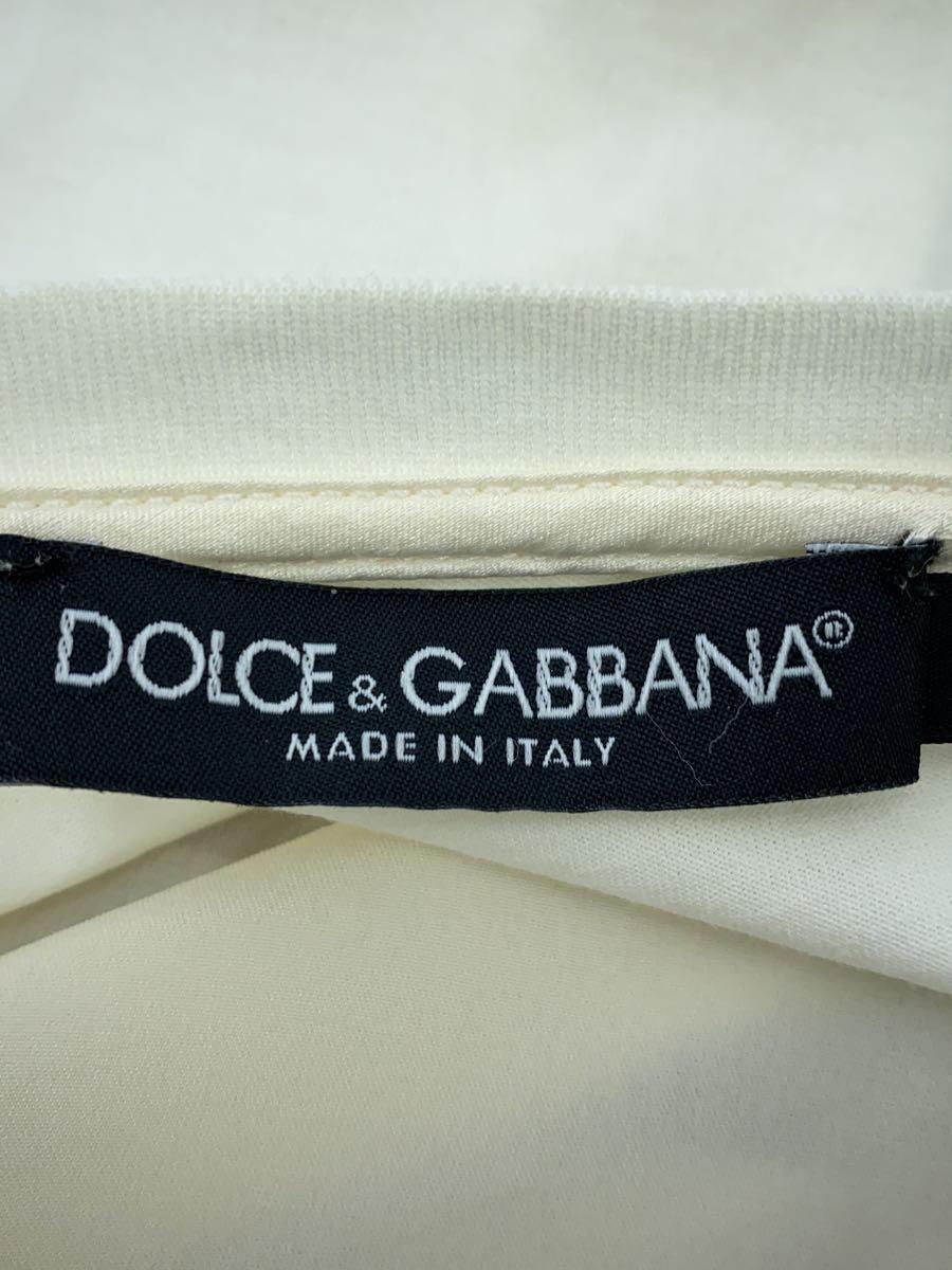 DOLCE&GABBANA◆Tシャツ/36/コットン/WHT_画像3