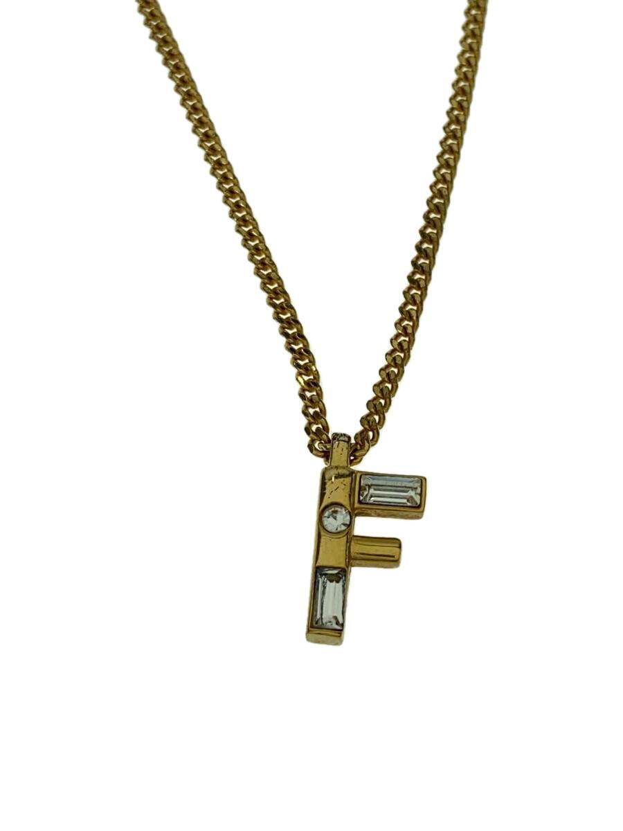FENDI◇ネックレス/-/カラーストーン/GLD/トップ有/レディース FENDI◇ネックレス/-/カラーストーン/GLD/トップ有/レディース