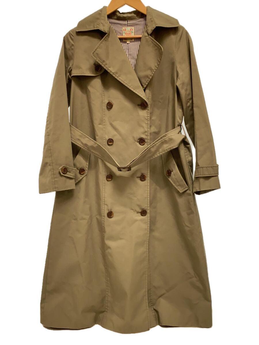 BEAMS* trench coat /1/ cotton /KHK/ plain /43-19-0258-529/ over to wrench long coat / khaki 